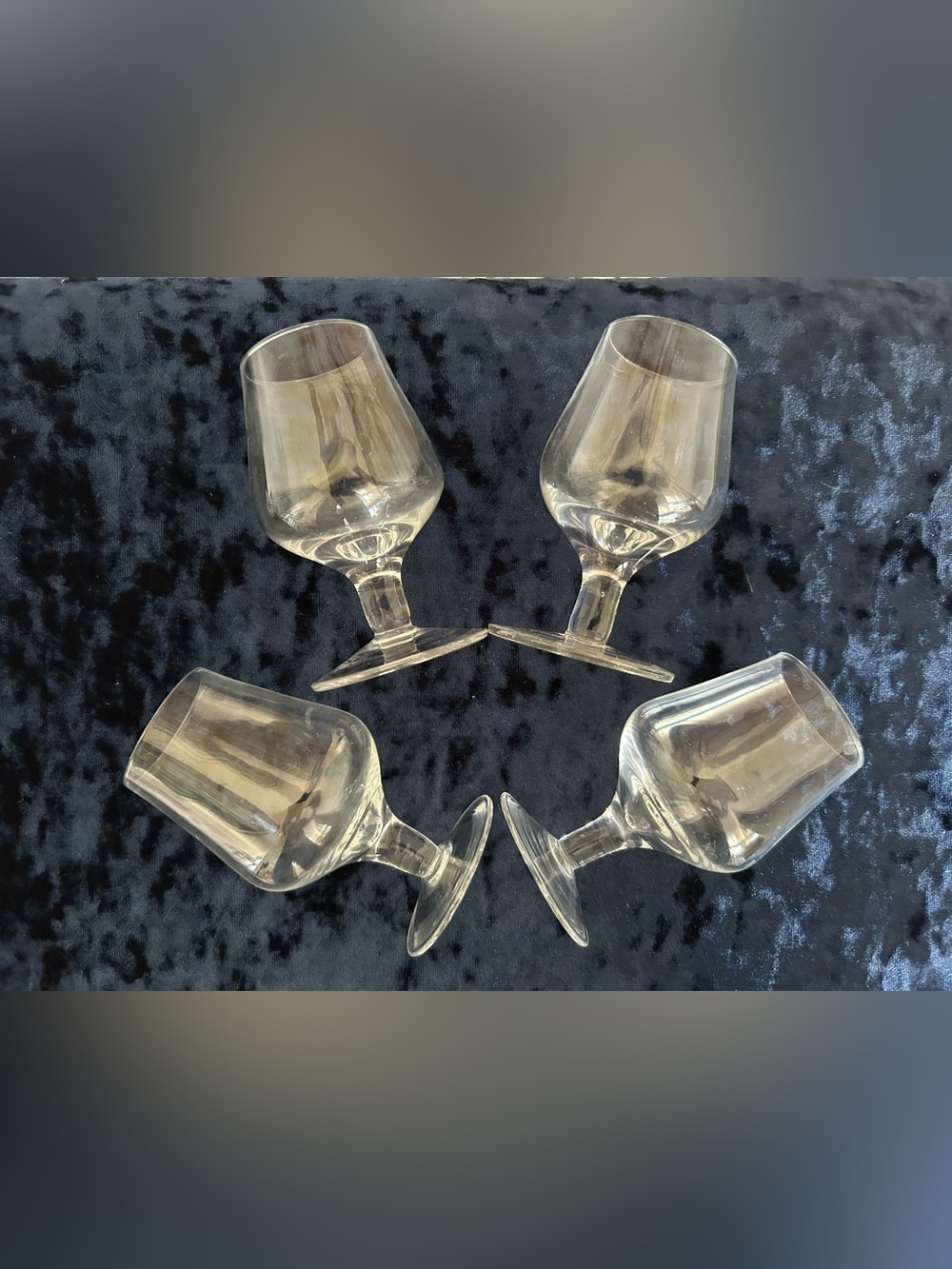 Clear Glass Brandy Snifter - Set of 4